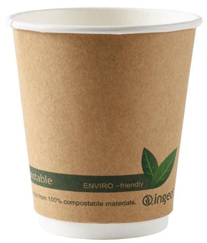 Disposable paper cup from company brochure